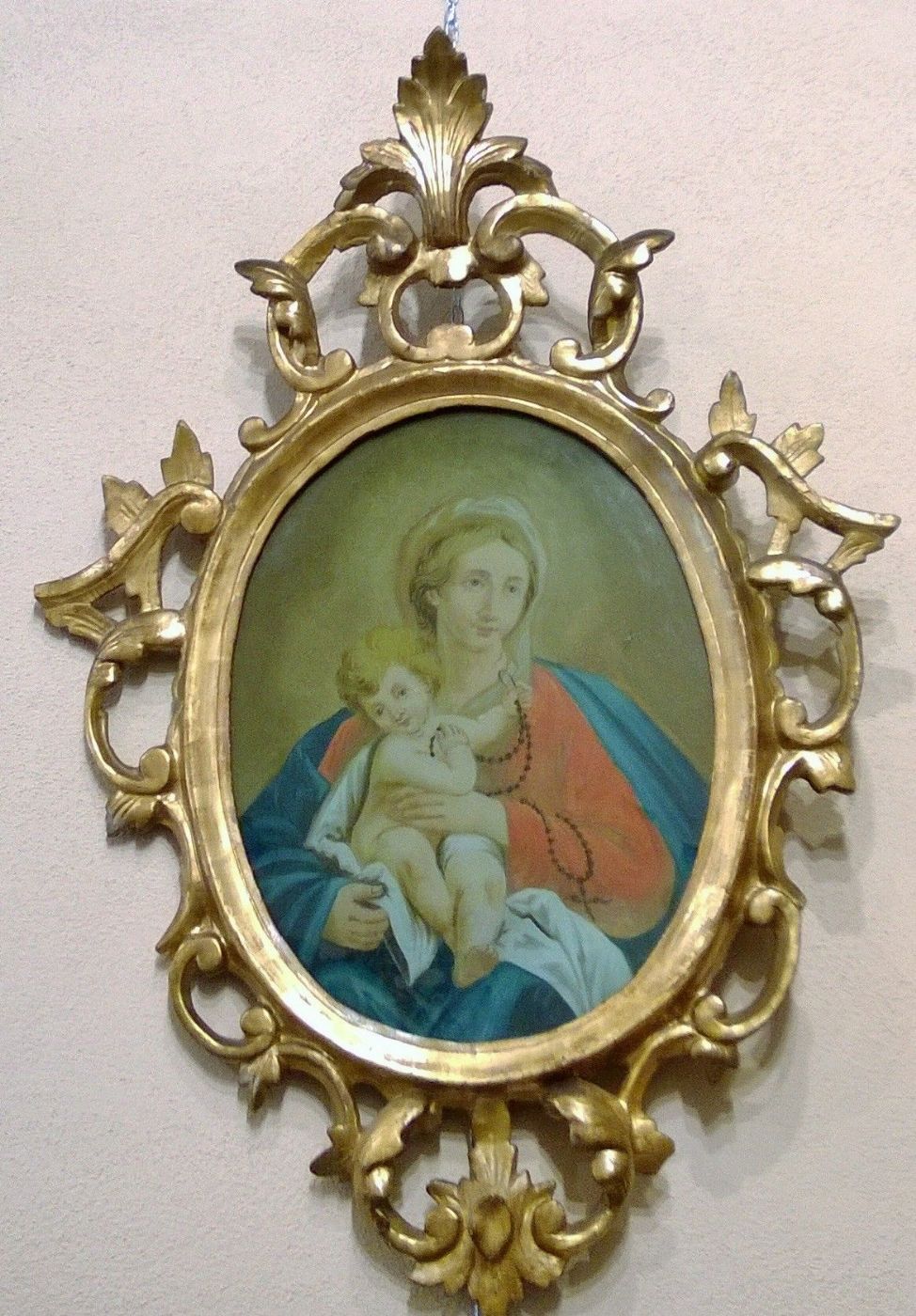 Maestro Veneto "Madonna con el Niño" Siglo XVIII